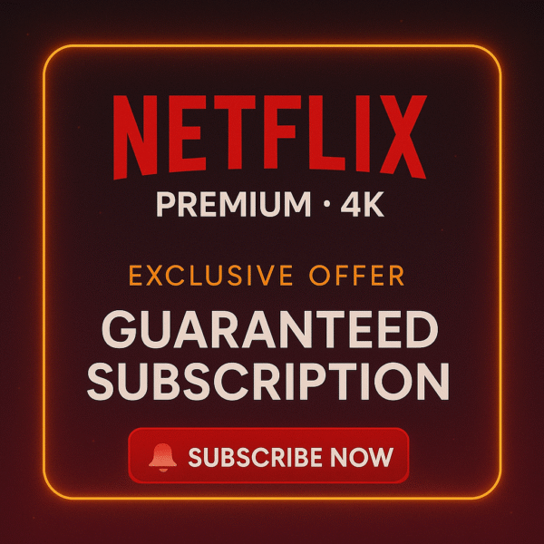Netflix 4K premium subscription اشتراك Netflix Premium